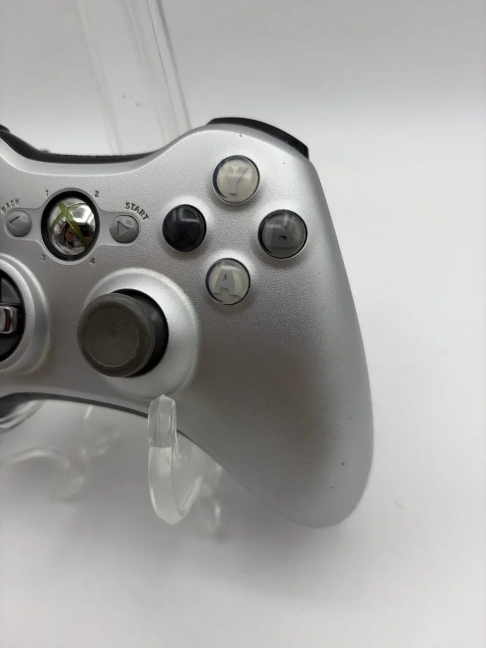 Genuine Microsoft Xbox 360 Wireless Controller Special Edition Silver Tested